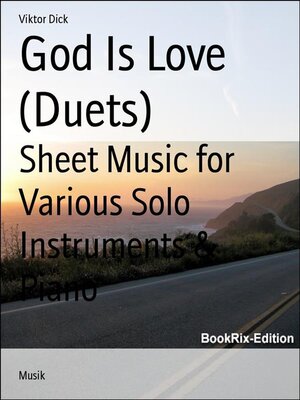 cover image of God Is Love (Duets)